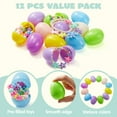 thumbnail image 6 of Joyfy 12 Pack Prefilled Easter Eggs with Toys,Easter Eggs Filled with Necklaces and Bracelets Girls Jewelry Set for Easter Basket Stuffers and Classroom Exchange Party Favors, 6 of 8