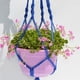 thumbnail image 4 of Maceta colgante para plantas, ideal para interiores, exteriores, techos, terrazas y balcones (azul), 4 of 6
