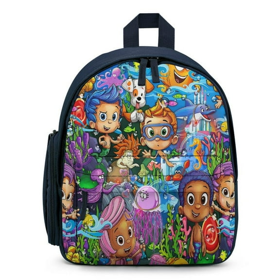 Bubble Guppies Lightweight Backpack Shoulder Bags Travel Hiking Daypack Backpacks
