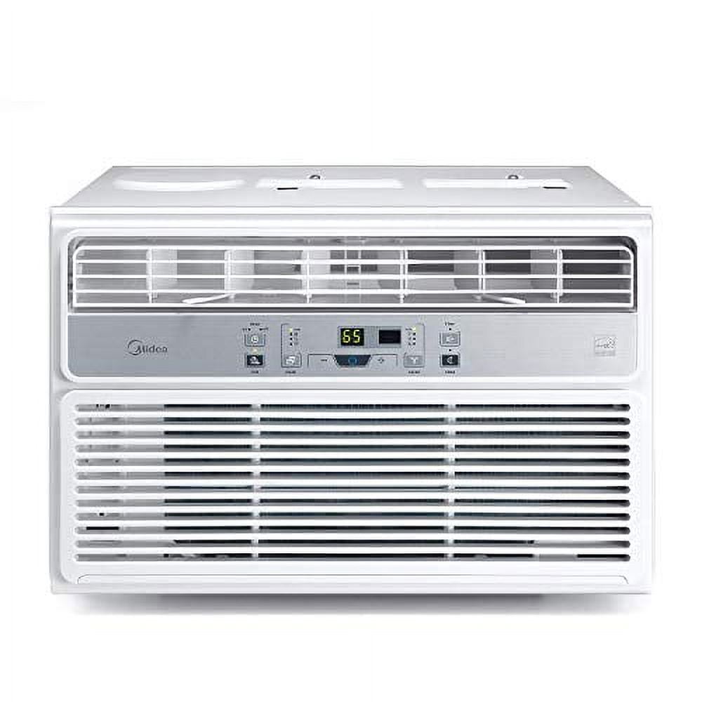 Midea 12,000 BTU EasyCool Window Air Conditioner, Dehumidifier & Fan, Cools Rooms up to 550 Sq. Ft., MAW12R1BWT, LCD Remote Included