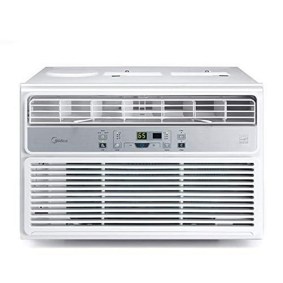 Midea 12,000 BTU EasyCool Window Air Conditioner, Dehumidifier & Fan, Cools Rooms up to 550 Sq. Ft., MAW12R1BWT, LCD Remote Included