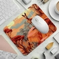 thumbnail image 2 of Kangaroo 8.3x9.8 Inch Square Non-Slip Rubber Bottom Mouse Pad, Desk Pad, Desk Mat - Printed Design for Office and Gaming, 2 of 6