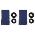 thumbnail image 2 of 2Pc Universal Replacement Fabric and Bungee Straps Set for Outdoor Lounge Chairs, Breathable Mesh Patio Chair Sling with 4 Elastic Cords, Fits Most Folding and Anti-Gravity Loungers, 2 of 9