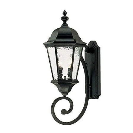 Acclaim 5511BK Telfair Collection 2-Light Wall Mount Outdoor Light Fixture, Matte Black