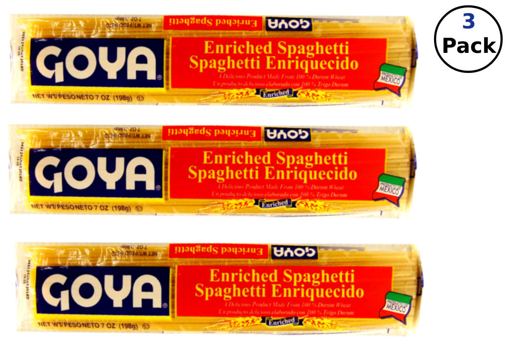 Goya Enriched Spaghetti 7 oz. 3 Pack