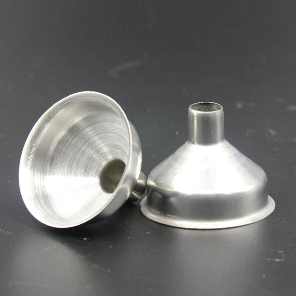 Mini Entonnoir En Inox Avec Long Manche - Pour Bouteilles D'huile, Liqueur, Flacons - Design Suspendu, Facile à Nettoyer