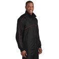 thumbnail image 4 of Sport-Tek Shield Ripstop Jacket-XS (Black/ True Red), 4 of 6