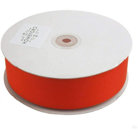 Solid Grosgrain Ribbon, 1-1/2-Inch, 50 Yards, Coral