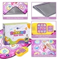 thumbnail image 5 of AOKESI Dance Mat Toys for Girls Age 3-10, Dance Mixer Rhythm Step Play Mat with LED Lights, Built-in Music, 3 Challenge Levels, Dance Pad Game Toy Gift Electronic Dance Pad for Girls Boys, 5 of 6