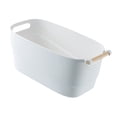thumbnail image 3 of Cestas de Almacenamiento Yuyangstore Prácticas Blancas con Asa Organizador de Cocina Plástico Apilables, 3 of 8