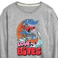 thumbnail image 3 of Hot Wheels - Shark Love Bites - Toddler & Youth Long Sleeve Graphic T-Shirt, 3 of 5