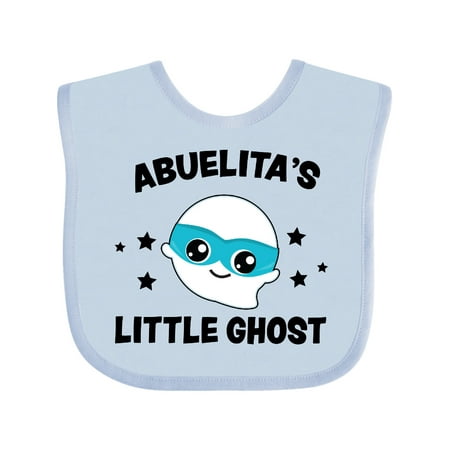 

Inktastic Cute Abuelita s Little Ghost with Stars Gift Baby Boy or Baby Girl Bib