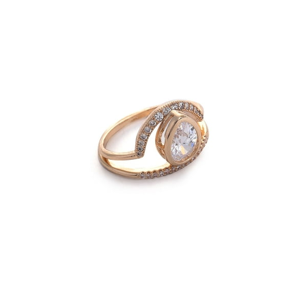 Gold Plated Stone Designer Ring