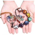thumbnail image 3 of 7 Chakra Wall Ornament, Healing Crystals Ornament, Heart Shape Tree Of Life Chakra Crystals Healing Stones Hanging Ornament, Chakra Stones Decor For H, 3 of 4