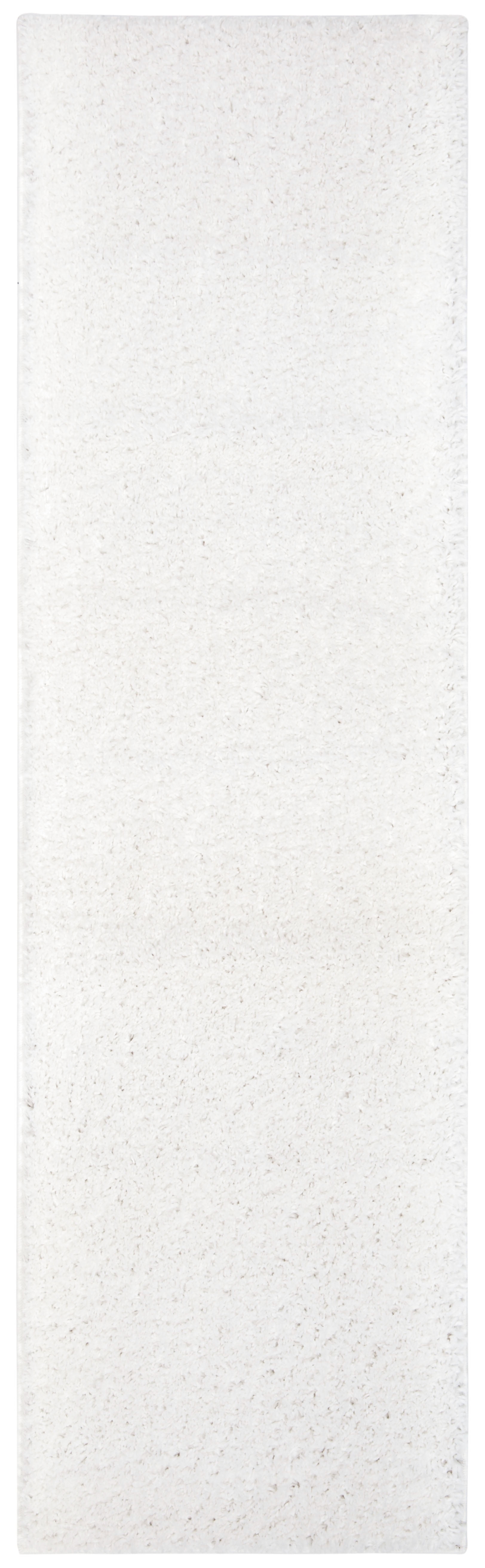 Safavieh August Carlene Solid Plush Shag Runner Rug, White, 2'3" x 22'