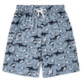 thumbnail image 2 of Vicojack Men's Pajama Shorts Bottoms with Pockets Drawstring Elastic Waist Lounge & Sleepwear Funny Graphic M-XXL, 2 of 5