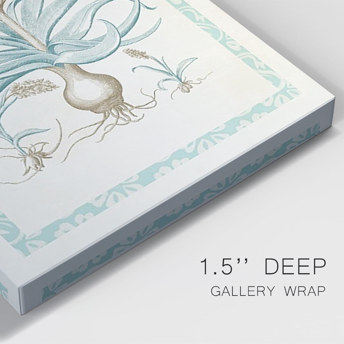 Willow Blue Besler IV Premium Gallery Wrapped Canvas - Ready to Hang