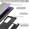 thumbnail image 2 of Mirror Stand Case Compatible Samsung Galaxy Z Fold 5 Case Clear,Luxury Slim Mirror Surface Cover Luxury PU Leather Hybrid PC Bumper Shockproof Case for Galaxy Z Fold 5 Phone Case for Men Silver, 2 of 14