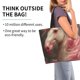 thumbnail image 2 of Disketp Haired White Horse Bolsa Tote Estampada para Mujer, Bolso de Hombro y de Mano para Compras y Viajes, 2 of 8
