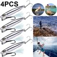 thumbnail image 4 of Cebo de pesca portátil Wdftyju Simulación de señuelos marinos 4 Uds 40g, 4 of 5