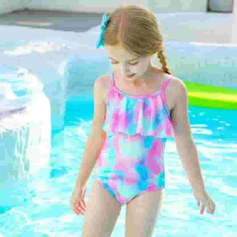 GYRATEDREAM Girls One Piece Swimsuits Gradient Bathing Suit GYRATEDREAM Girls One Piece Swimsuits Gradient Bathing Suit