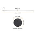 thumbnail image 2 of Unique Bargains Slate Round Shape Plant Labels with Stainless Steel Hanging Rod Pen 10 Pack, 2 of 5