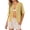 Yellow, variant on Lixiuxyad Women's Crew Neck Ribbed Knit Cardigan Short Sleeve Open-Front Button-Up Cardigan,Beige