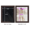 thumbnail image 5 of Modern 8 in. x 10 in. Brown Picture Frame (Set of 2), 5 of 8
