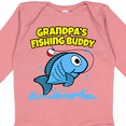 thumbnail image 4 of Inktastic Grandpa's Fishing Buddy (blue) Boys or Girls Long Sleeve Baby Bodysuit, 4 of 5
