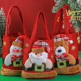 thumbnail image 5 of Christmas Holiday Doll Bags Small Holiday Bags Christmas Knitted Doll Present Bags Santa Snowman Deer Doll Storage Bag Holiday Decoration Fruit Bag Clear Containers Pantry Airtight Container, 5 of 9