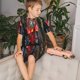 thumbnail image 4 of Balery farm work Conjunto de Pijama Infantil de Manga Corta con Estampado – Ropa de Dormir de Algodón Suave-Large, 4 of 6