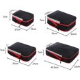 thumbnail image 3 of XiHAMA Packing Cubes for Suitcase Travel Storage Bag Compressible Packing Cubes Foldable Waterproof Travel Suitcase Nylon Portable with Handbag Luggage Organizer(Deep BLUE 4pcs), 3 of 5