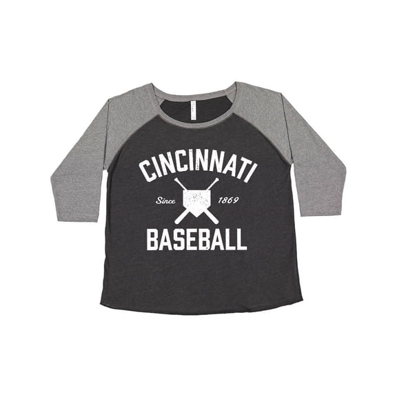 Inktastic Cincinnati Baseball Women's Plus Size T-Shirt