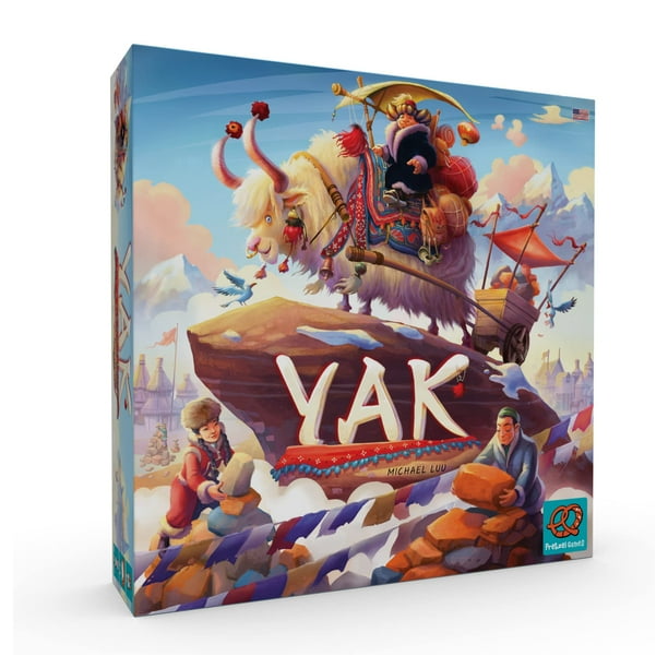 Juego de mesa Pretzel Games Yak Strategy para 2-4 jugadores de más de 8 años