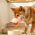 thumbnail image 4 of Duck Bill Silicone Dog Muzzle, Soft Breathable Mouth Cover, Adjustable Anti Biting Barking Muzzle, Anti Scavenging Guard, Small Medium Dogs, 4 of 6
