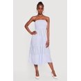 thumbnail image 2 of Women's Striped Tube Midi Dress, 2 of 3