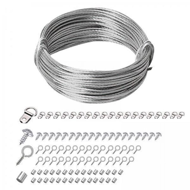 DOLITY 2x Crochets pour Tableaux, Miroir, 10m, 101 Pcs