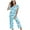 Blue Elephant, variant on MLDRA Womens Pajama Sets 2 Piece Cotton Lounge Set Lightweight Pj Set Short Sleeve Tops With Capri Pants Cute Ladies Sleepwear Summer Set