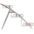 thumbnail image 3 of American Metalcraft TASSM Folding Three-Tier Small Chrome Arch Display Stand, 3 of 4
