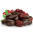 thumbnail image 2 of Dark Chocolate Covered Cranberries by Its Delish, 10 lbs Bulk Bag  Gourmet Dark Chocolate Cranberries, Healthy Snacks Chocolate Fruit, USA Made, Vegan, Kosher, 2 of 7