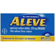 Aleve All Day Pain Relief & Fever Reducer - 50 Caplets Each