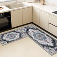 thumbnail image 5 of Kitchen Rugs Sets of 3 Non Slip Washable Kitchen Mats for Floor, Waterproof Kitchen Runner Rug, Floor Mat Carpet for Entryway, Laundry, Sink, Hallway, Bathroom, 5 of 12