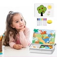 thumbnail image 1 of Jkkant Magnetic Dress-Up Travel Game, Double-Sided Preschool Educational Toy for Kids, Reusable Sticker Activity Book Tabletop Game, 1 of 9