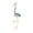 Heron, variant on Regal Art & Gift Goofy Bird Stake - Heron Metal 45" Statue Garden