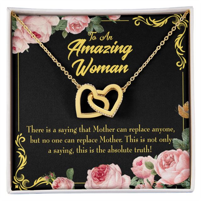 Pour Maman, la Mère Est un Collier Inséparable Irremplaçable