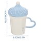thumbnail image 2 of Juego de taza de cerámica con diseño de helado, taza de café, taza de agua, taza para beber con agitador HOMEMAXS HaoMX115450003, 2 of 7