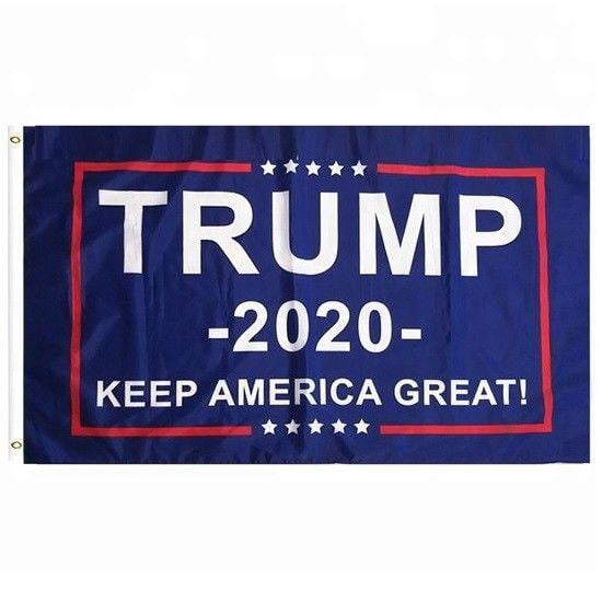 Trump 2020 Keep America Great and USA 3x5 FT Combo Pack 2 Flags 