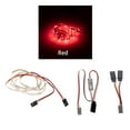 thumbnail image 4 of kusrkot 2-pack Plastique Télécommandé LED Lumière Rouge Bleu Éclairage pour RC Aile Fixe, 4 of 9