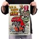 thumbnail image 4 of Placa Metal Vintage Rat Fink Pintura Hierro Rectangular Del Pared 30x40cm, 4 of 9