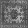 thumbnail image 1 of Ahgly Company Indoor Square Oriental Gray Industrial Area Rugs, 7' Square, 1 of 4